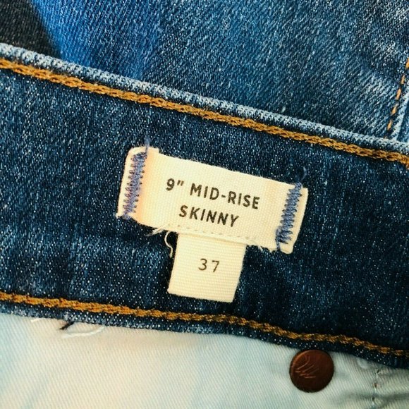 NWT! MADEWELL Mid-Rise Skinny Jeans Plus Size 24 - Picture 5 of 6